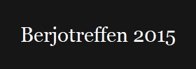 Berjotreffen 2015