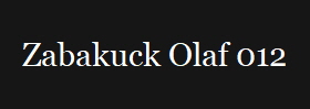 Zabakuck Olaf 012