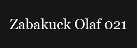 Zabakuck Olaf 021