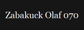 Zabakuck Olaf 070