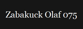 Zabakuck Olaf 075