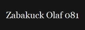 Zabakuck Olaf 081