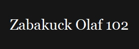Zabakuck Olaf 102