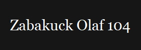 Zabakuck Olaf 104