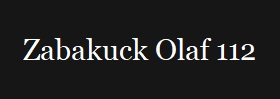 Zabakuck Olaf 112