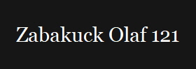 Zabakuck Olaf 121
