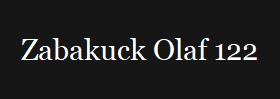 Zabakuck Olaf 122